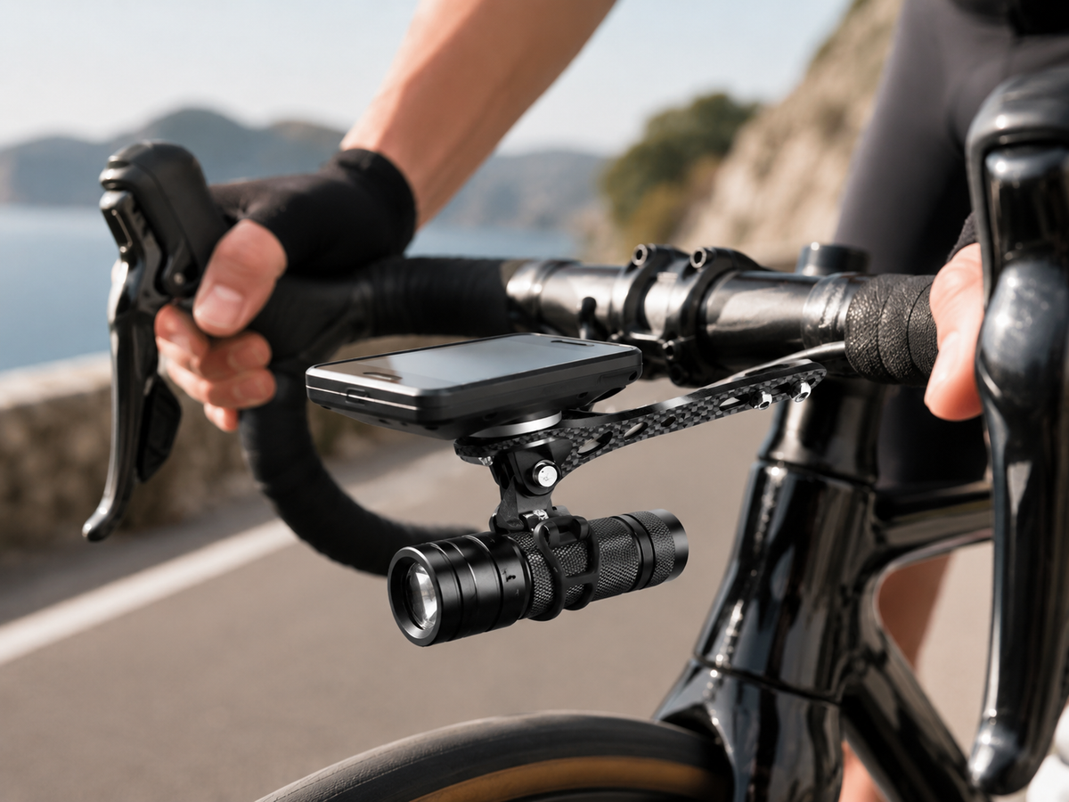 AERA NAV con ciclocomputador y luz compatible en carretera