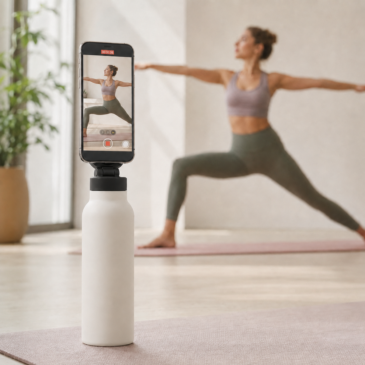 AERA Hydrate magnetic bottle during a workout